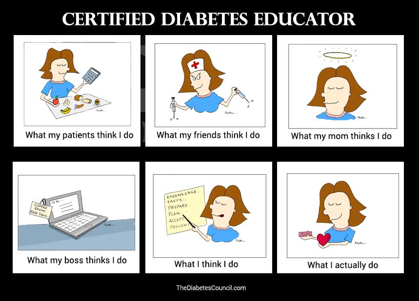 certified diabetes educator meme