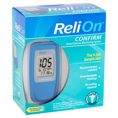 glucometer strips walmart